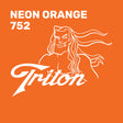 Neon Orange TRITON 15" X 5Y Roll