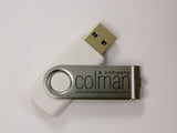 USB ThumbDrive 2GB White