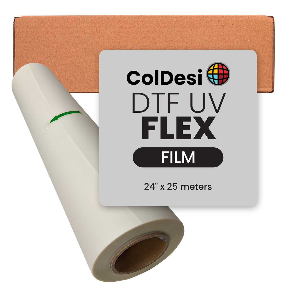 UV 3D Flex Film For 3D Label Printing 24" x 25m