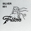 Silver TRITON 15" X 5Y Roll