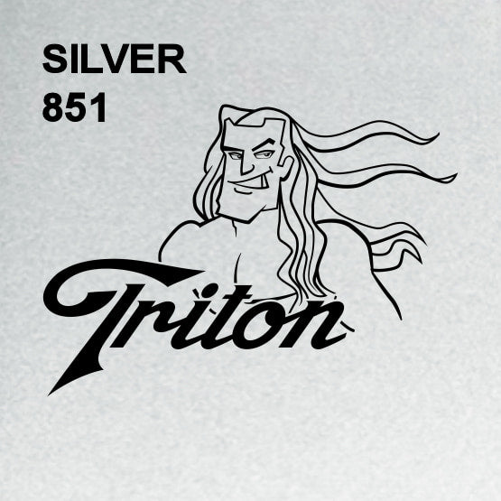 Silver TRITON 15" X 5Y Roll