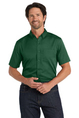 Port Authority ®  Short Sleeve SuperPro React ™  Twill Shirt. W809