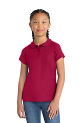 Port Authority ®  Girls Silk Touch ™  Peter Pan Collar Polo. YG503