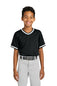 Sport-Tek ®  Youth Tough Mesh V-Neck Baseball Jersey YST221