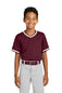 Sport-Tek ®  Youth Tough Mesh V-Neck Baseball Jersey YST221