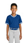 Sport-Tek ®  Youth Tough Mesh V-Neck Baseball Jersey YST221
