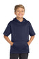 Sport-Tek  ®  Youth Sport-Wick  ®  Fleece Short Sleeve Hooded Pullover. YST251