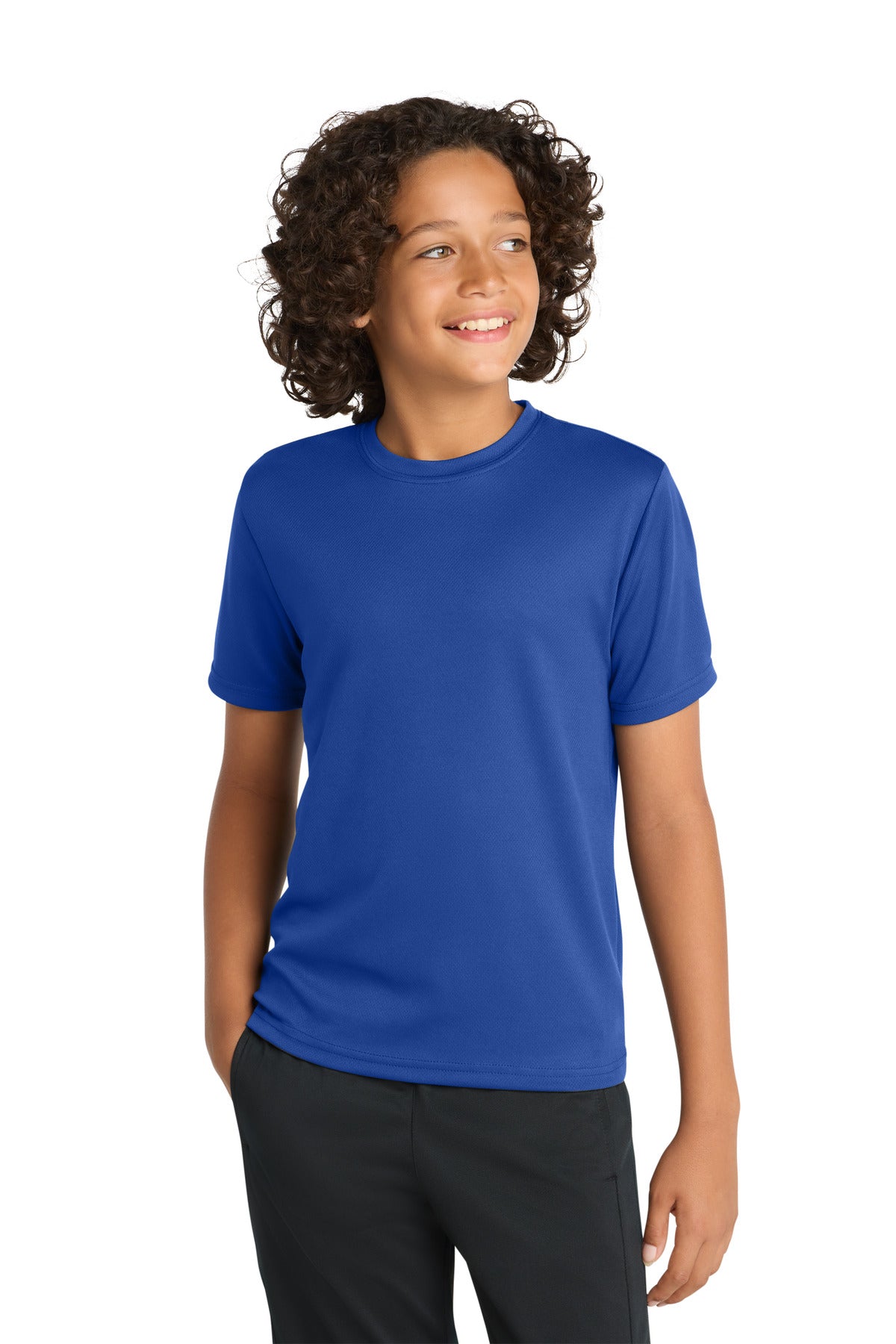 Sport-Tek ®  Youth PosiCharge ®  RacerMesh® Tee. YST340