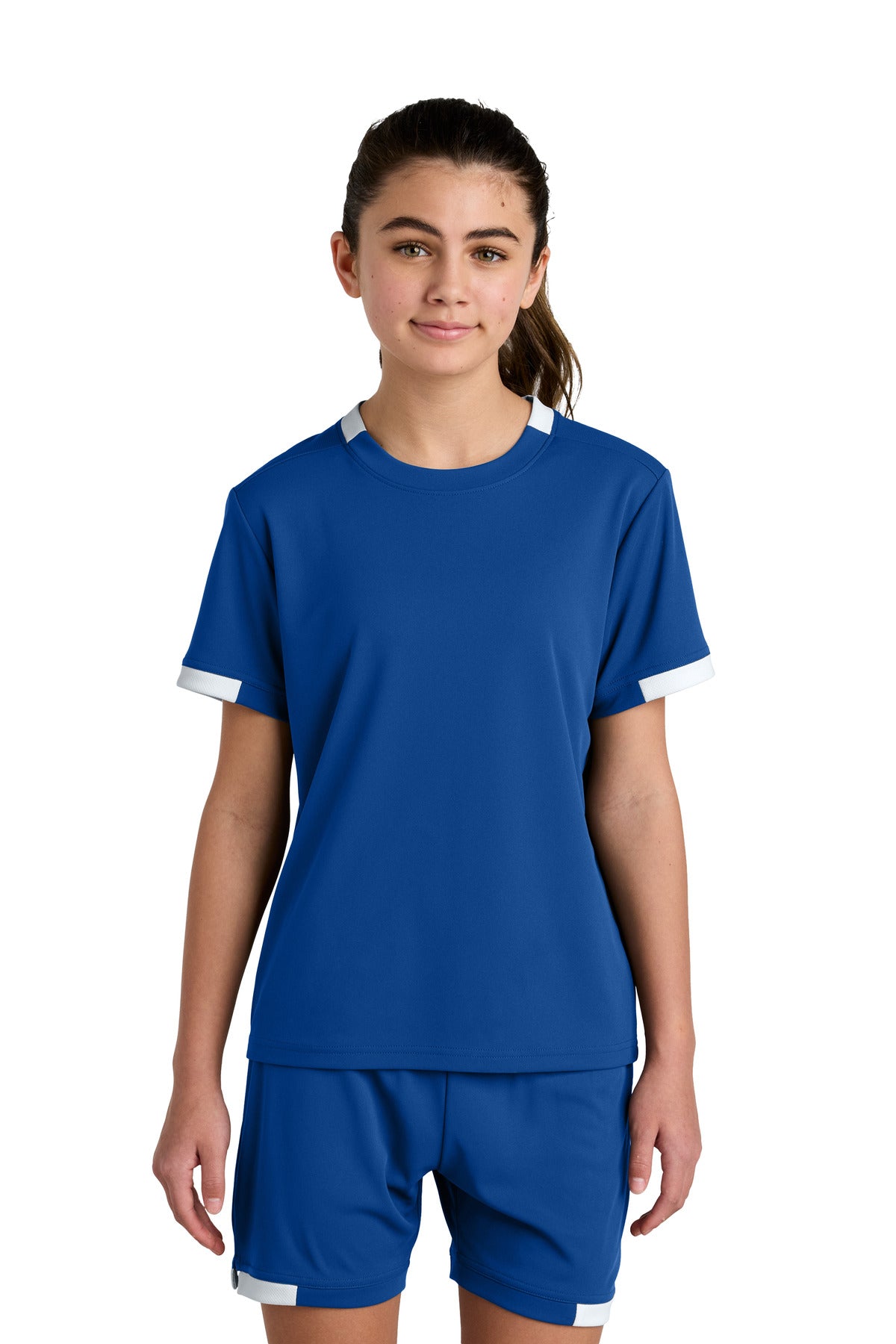 Sport-Tek ®  Youth Club Short Sleeve Crew YST440