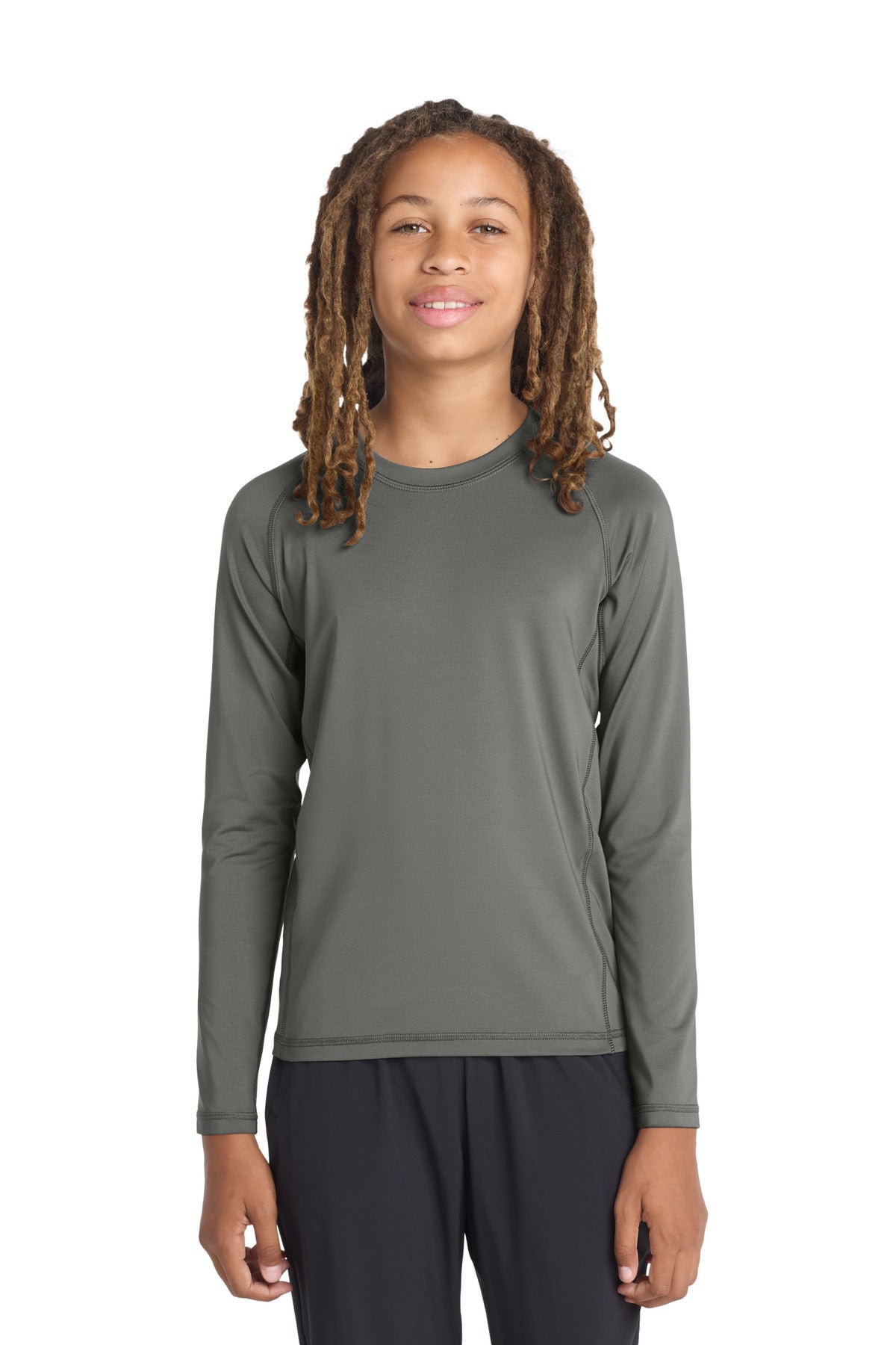 Sport-Tek  ®  Youth Long Sleeve Rashguard Tee. YST470LS