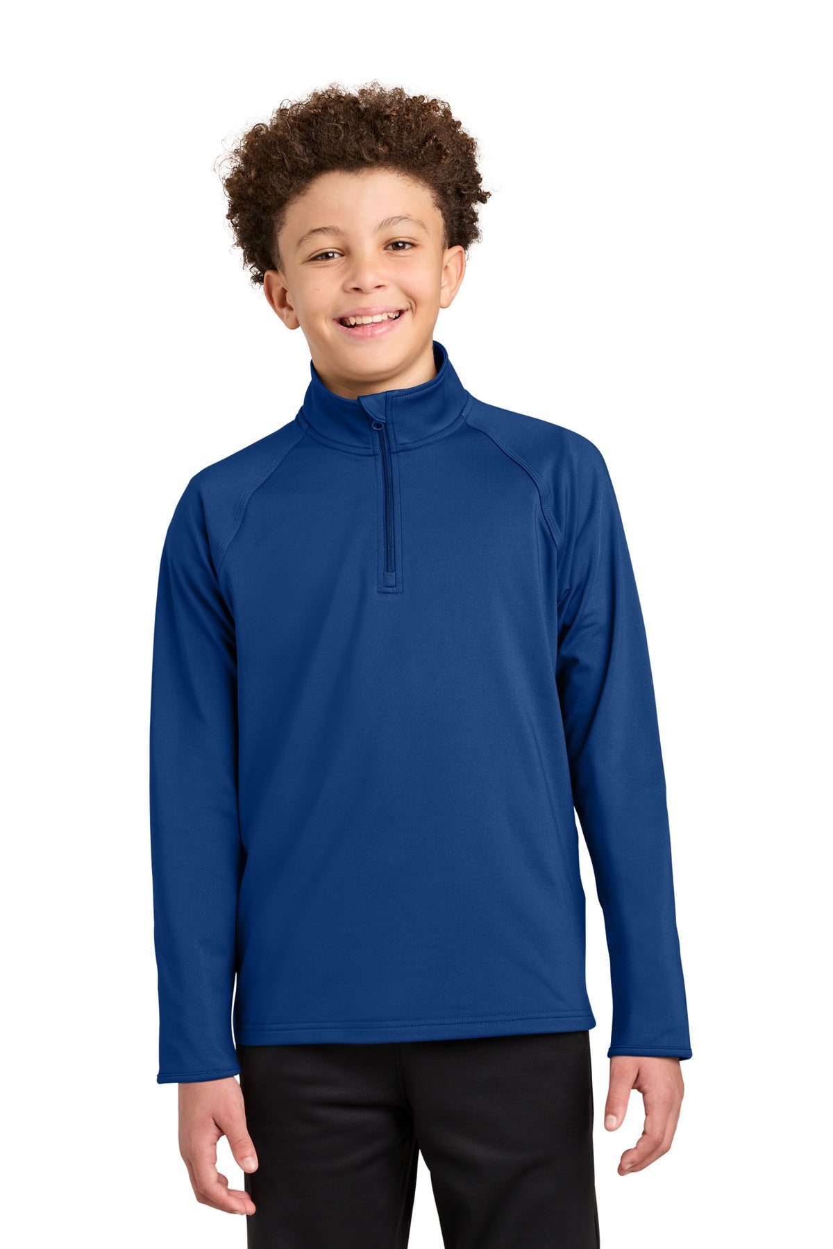 Sport-Tek ®  Youth Sport-Wick ®  Stretch 1/4-Zip Pullover YST850