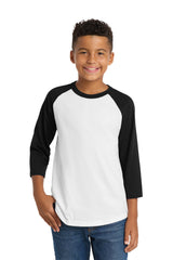 Sport-Tek ®  Youth Colorblock Raglan Jersey.  YT200