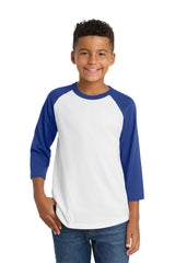 Sport-Tek ®  Youth Colorblock Raglan Jersey.  YT200