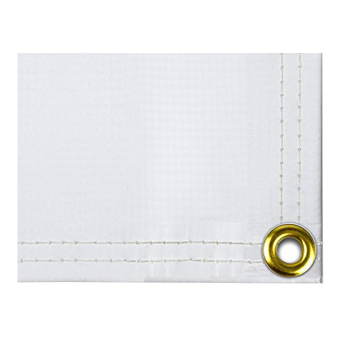 24"x10' White Blank Banner 13oz