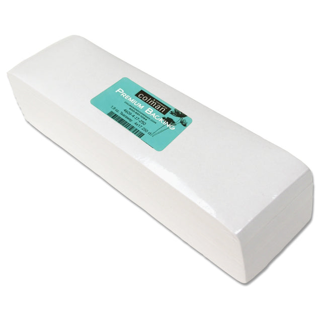 Cap Backing 1.8 Oz Tear Away 4x17" 250 pcs