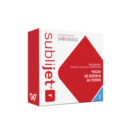 Cyan SubliJet-R Ink Cartridge for Ricoh SG 3110DN/SG7100DN