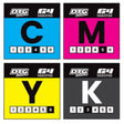 CMYK - 1 cartridge each