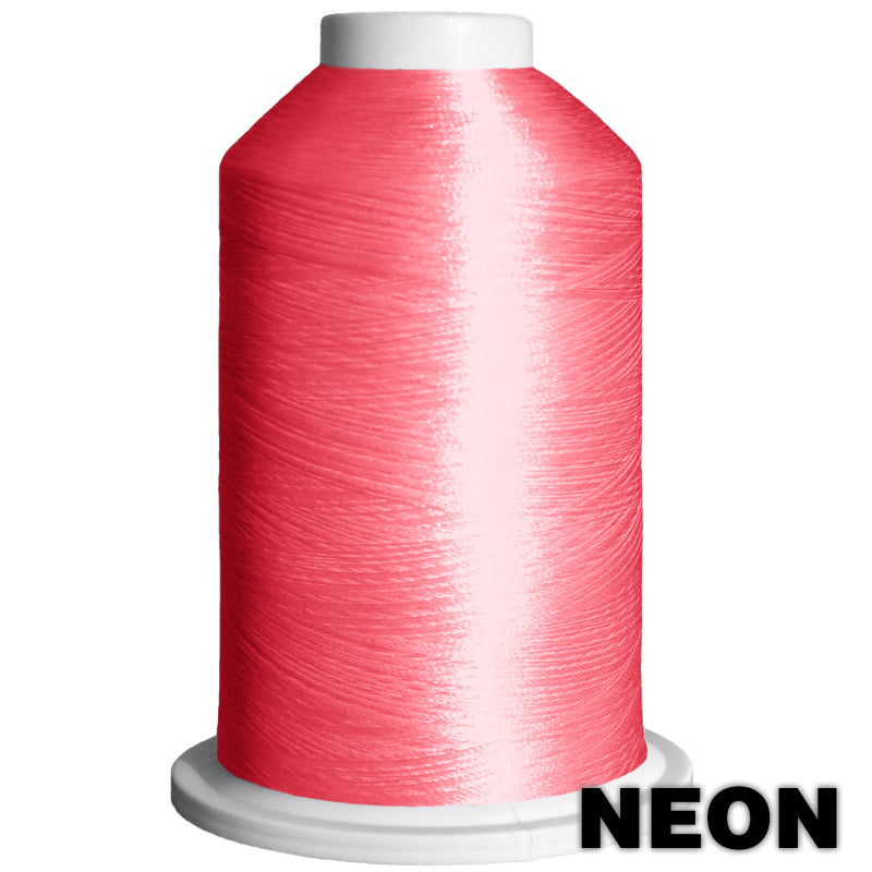 Neon Color Thread Endura NEON FLUORESCENT PINK P934E Embroidery Thread - ColDesi