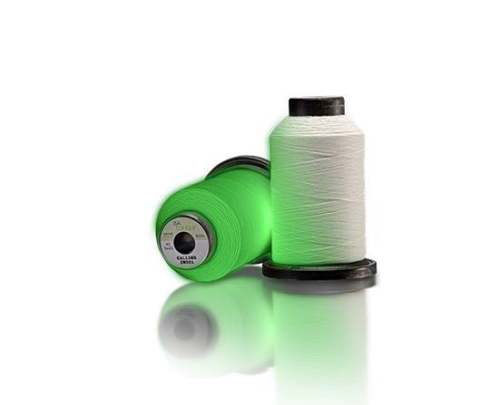 Glow In The Dark Thread 1K meter / #40 wt
