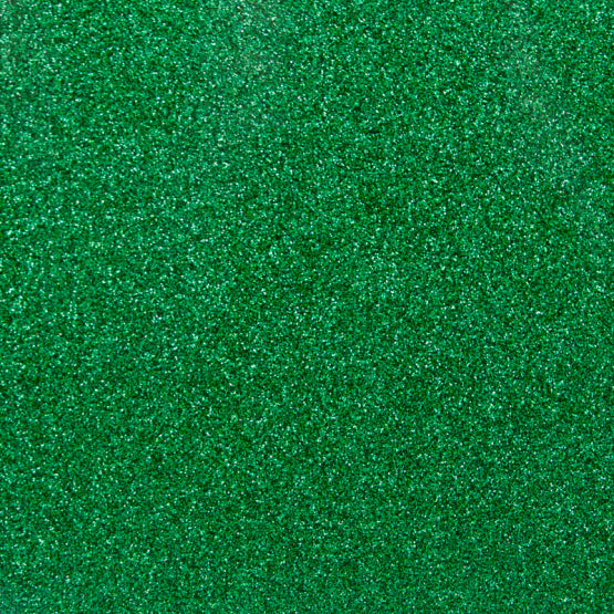 Heat Transfer Vinyl - Green Glitter HTV 20"x60"