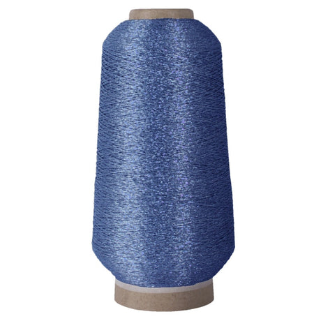 Metallic Chenille Yarn Royal Blue 1000m