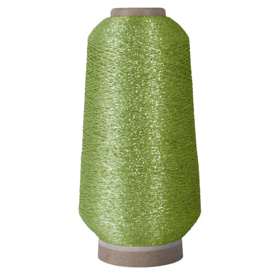 Metallic Embroidery Thread Celery - 4000m Cone