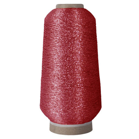 Metallic Embroidery Thread Cranberry - 4000m Cone