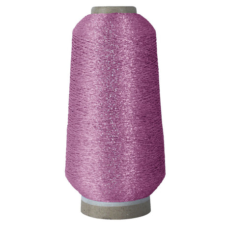 Metallic Chenille Yarn Dark Pink 1000m