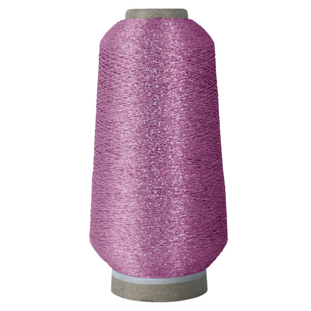 Metallic Chenille Yarn Dark Pink 1000m
