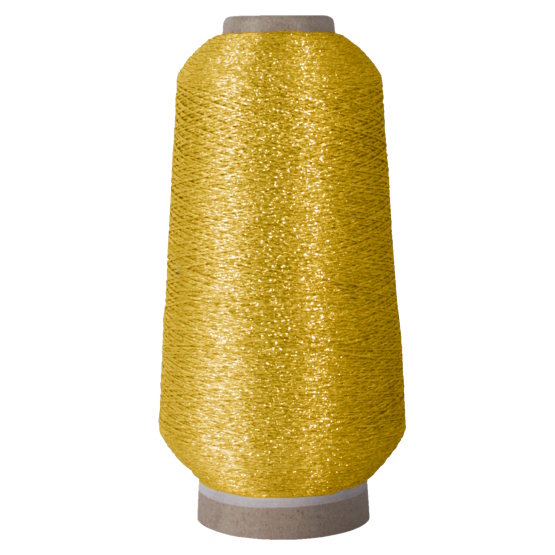 Metallic Embroidery Thread Military Gold - 4000m Cone