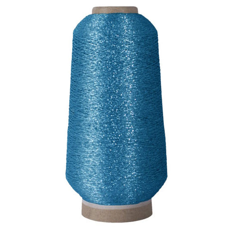 Metallic Embroidery Thread Pacific Blue - 4000m Cone