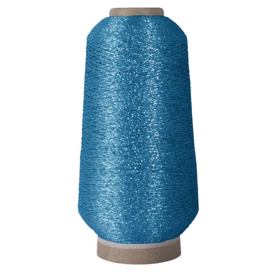 Metallic Embroidery Thread Pacific Blue - 4000m Cone