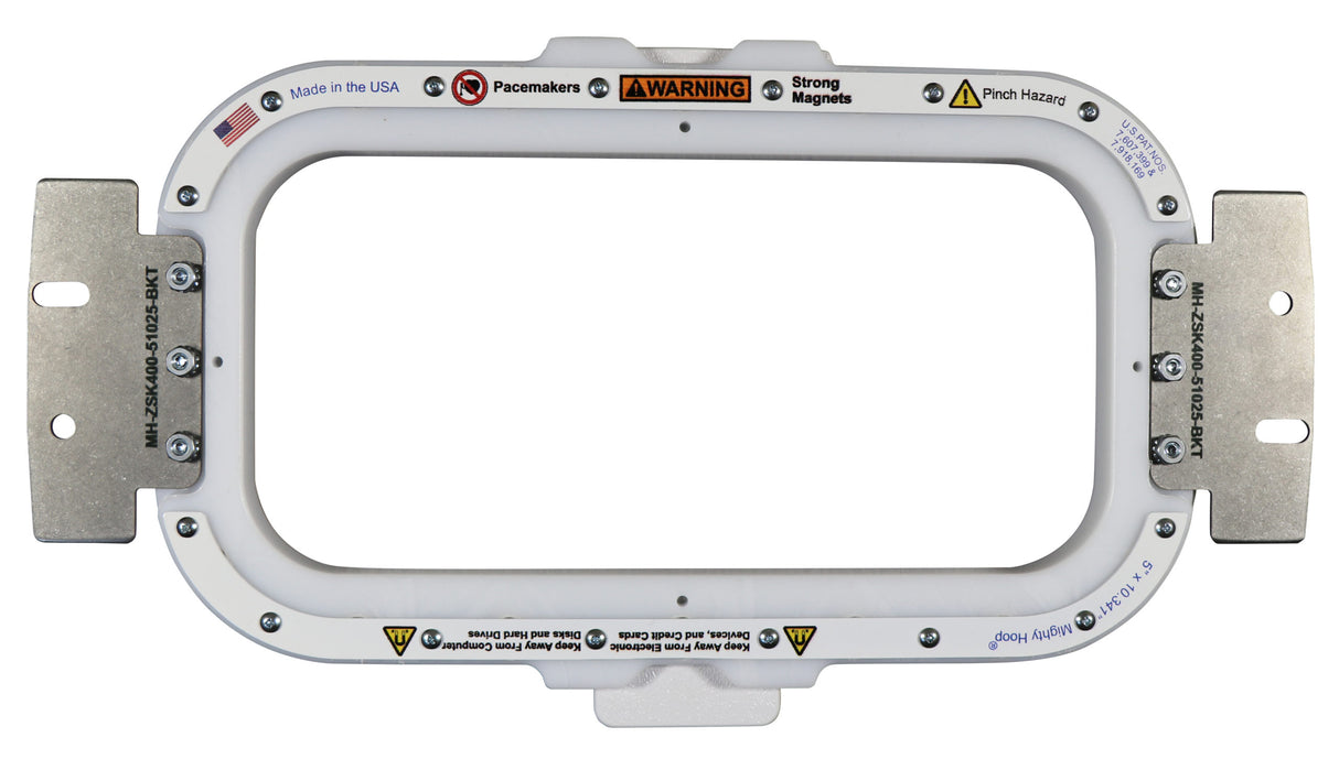 5x10" Mighty Hoop for AV400B W/Zinc Plated Brackets