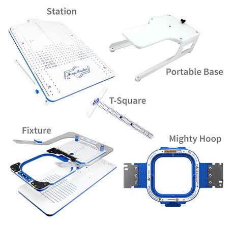 HoopMaster Station Kit for Highland 489 -  5.5" Mighty Hoop Setup
