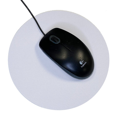 7.5" x 0.125" Round Sublimation Mouse Pad - 1/8" Thick