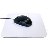 9.25" x 7.75" White/Black Sublimation Mouse Pad - 1/8" Thick