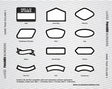 PatchKit Digitized Borders - NameTags - Digital Delivery
