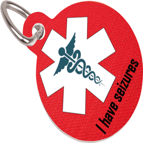 Pet Tag - Circle 2 Sided - 1.25" x 1.5" - Case (25ct)