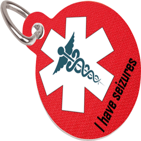 Pet Tag - Circle 2 Sided - 1.25" x 1.5" - Case (25ct)