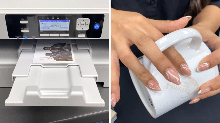 sublimation printer and coffee mug