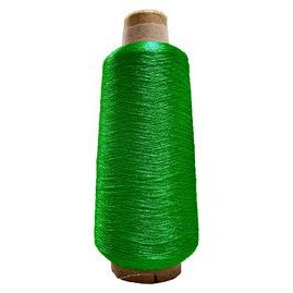 Metallic Embroidery Thread Emerald - 4000m Cone