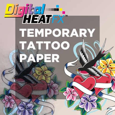 i550/560TempTattoo Paper SAMPLE Kit - 8.27in X 11.69in (5ct A&B)