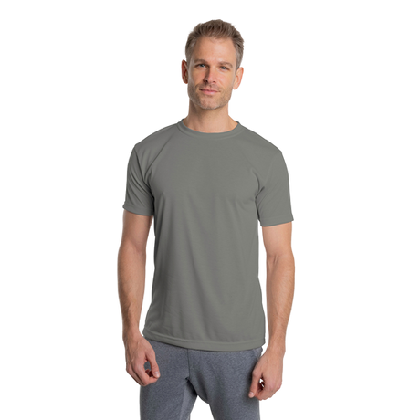 Basic Amer Back T-Shirt Steel Medium