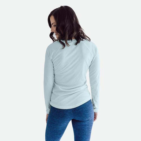 White S Long Sleeve Solar Ladies' T-Shirt - Vapor Apparel