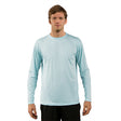 Arctic Blue XS Long Sleeve Solar Men's T-Shirt - Vapor Apparel