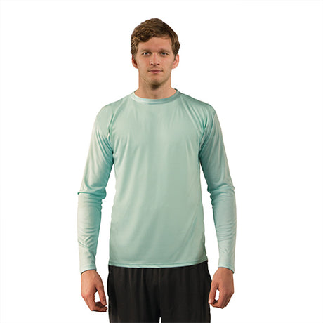Sea Grass L Long Sleeve Solar Men's T-Shirt - Vapor Apparel