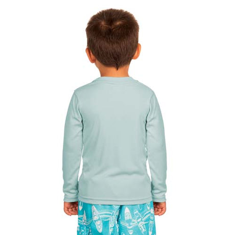Arctic Blue 2T Long Sleeve Solar Toddler T-Shirt - Vapor Apparel