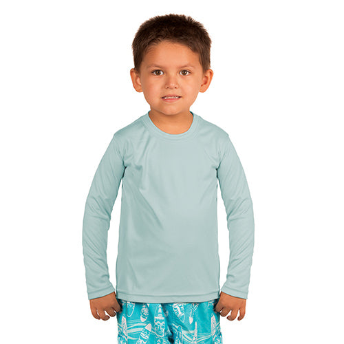 Arctic Blue 2T Long Sleeve Solar Toddler T-Shirt - Vapor Apparel