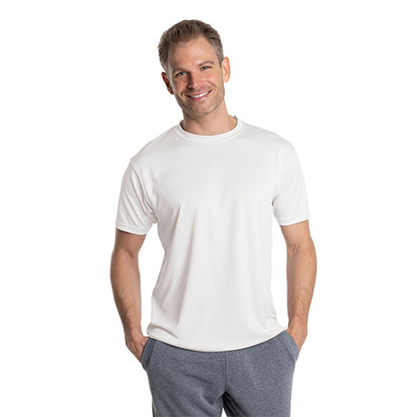 White L Short Sleeve Solar Men's T-Shirt - Vapor Apparel