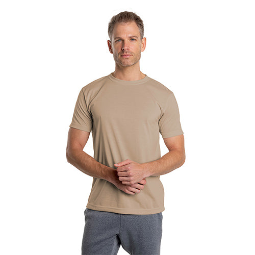 Sand XL Short Sleeve Basic T-Shirt - Vapor Apparel